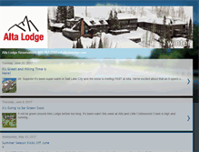 Tablet Screenshot of blog.altalodge.com